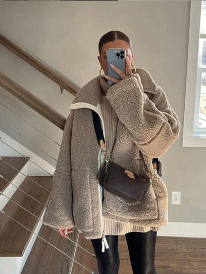 IDUNA I LOCKER SITZENDE FLEECEJACKE