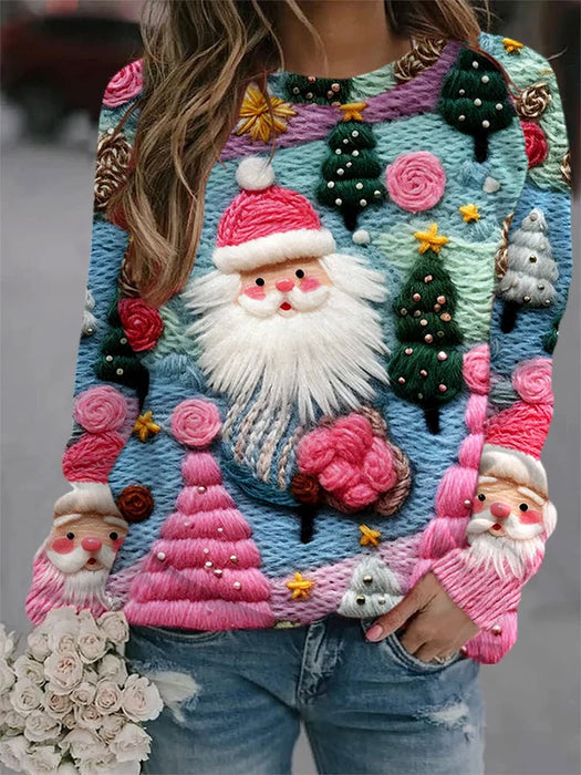 OLIVA I WEIHNACHTS-STRICKPULLOVER