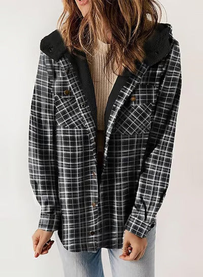 SASCHA I FLEECE-JACKE MIT KAPUZE